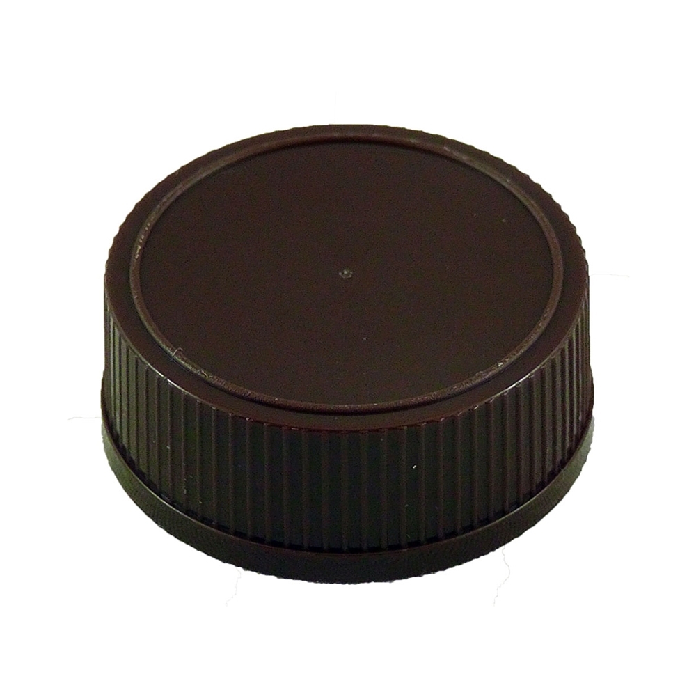CDL PLASTIC CAP 28 400 BROWN