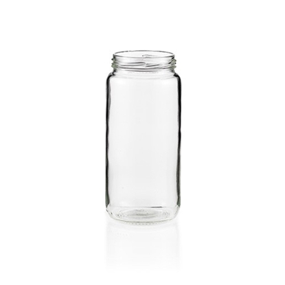Picture of GLASS JAR 500ML LONG ROUND