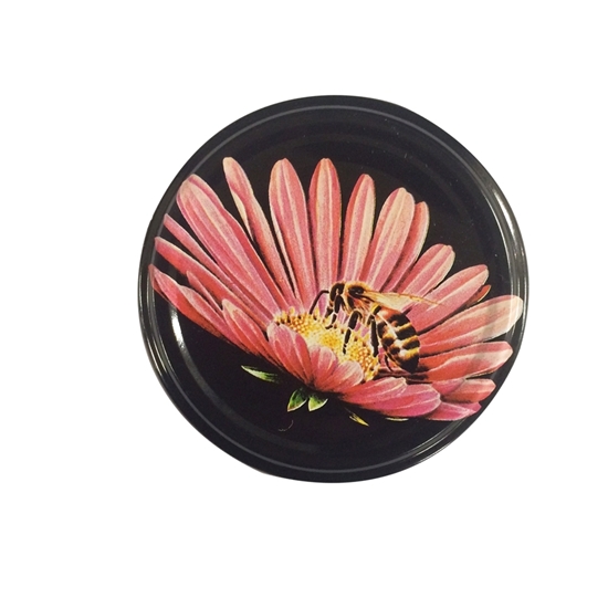 Picture of METAL LID 70MM PURPLE CONE FLOWER TW