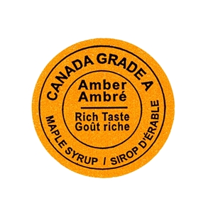 Picture of GRADING LABEL CANADA AMBER 2015 (500)