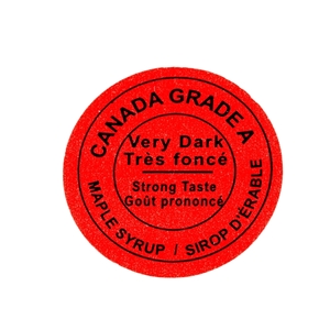 Picture of GRADING LABEL CANADA VERY DARK 2015 (500)