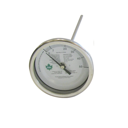 Picture of THERMOMETER 3" X 6" (200-1000°F) 1/2N