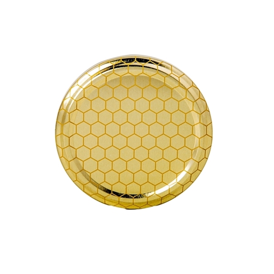 Picture of  METAL LID  GOLD HONEY
