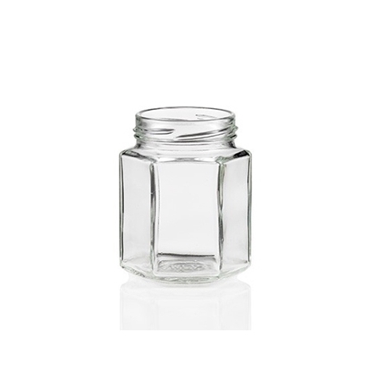 Picture of HEXAGON GLASS JARS
