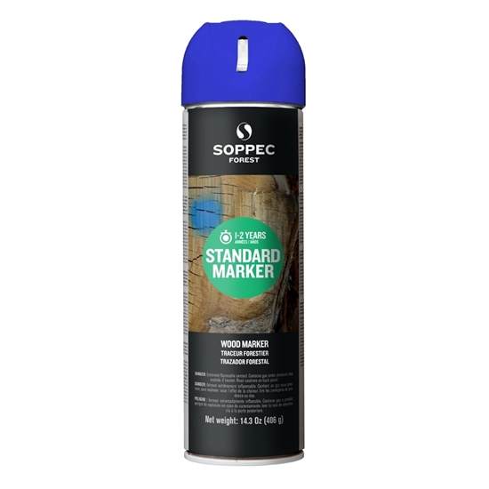 Image sur PEINTURE AEROSOL FORESTIERE BLEUE STANDARD