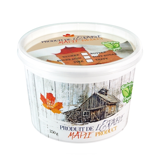 Picture of ORGANIC - CDL COLLECTION MAPLE CREAM TUB  250G + PRINTED COVER