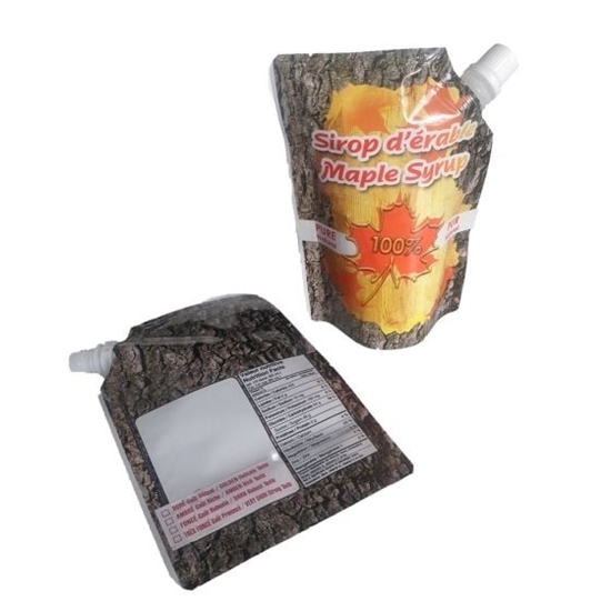 Picture of FLEXIBLE MAPLE SYRUP BAGS 500ML (LEAF) 250/PKG