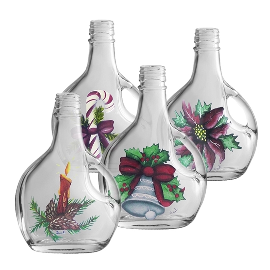 Image sur BOUTEILLE BASQUAISE AVEC DESSIN DE NOËL 250ML