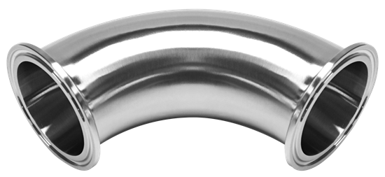Image sur COUDE INOX 2" 90° AVEC FERRULE